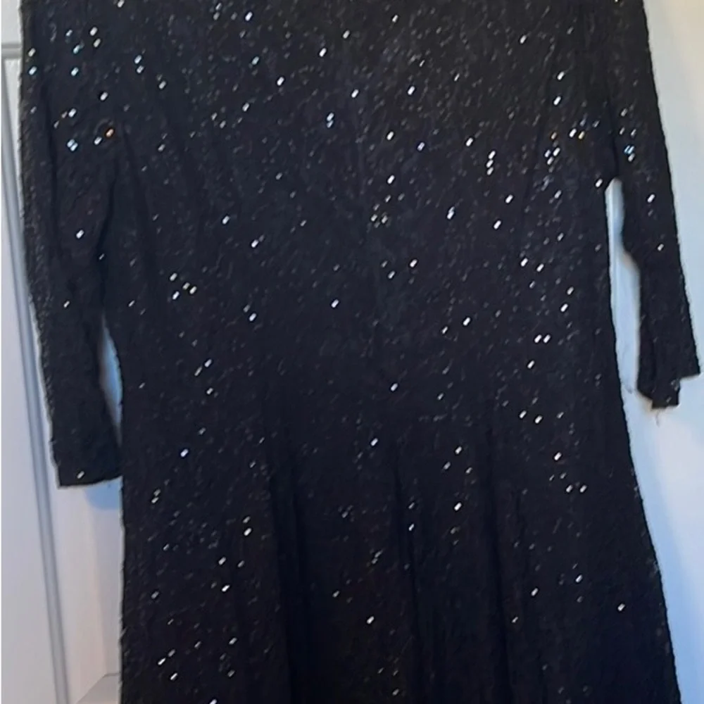 Plus Size Sequined Dress - 2X - Picture 4 of 5